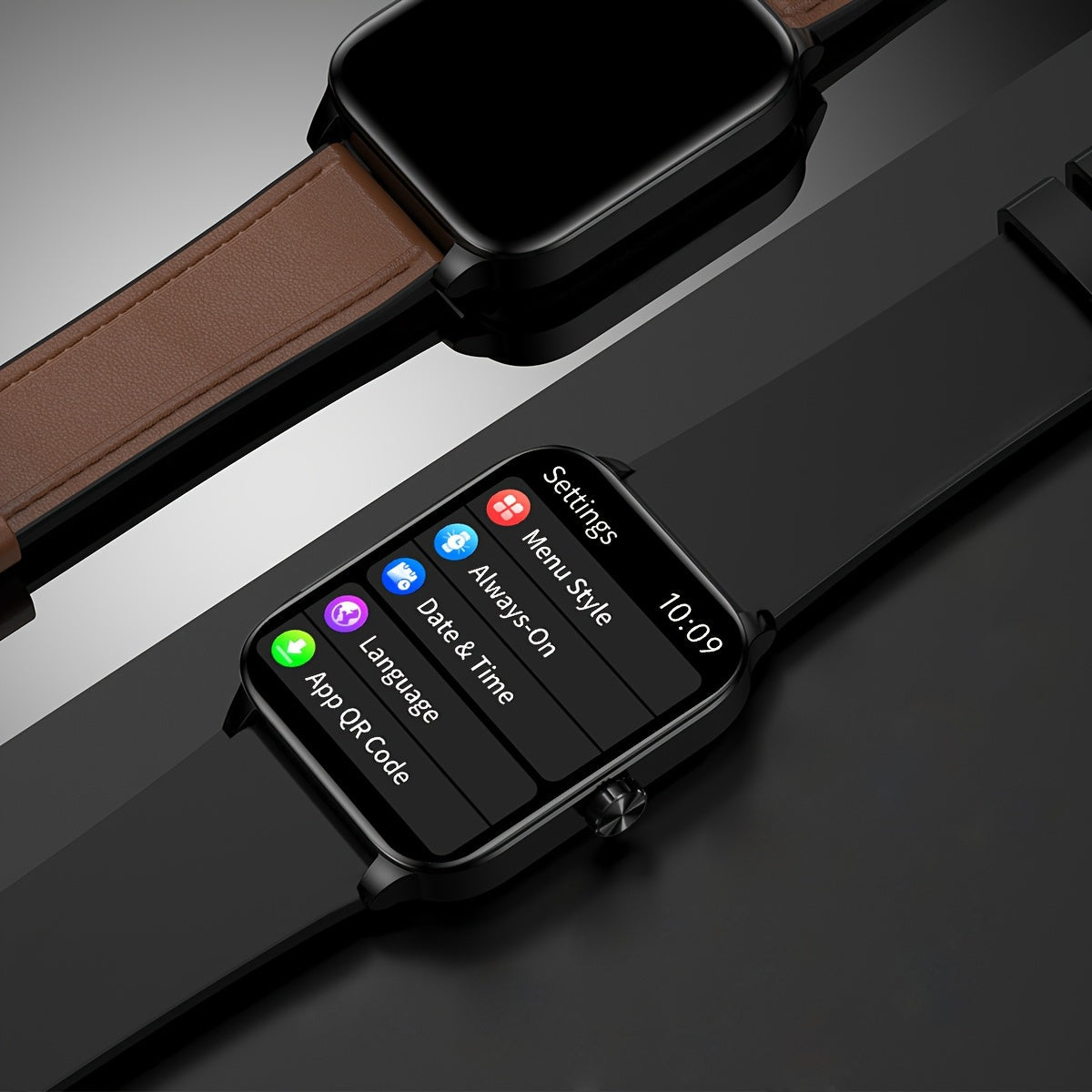 Men's Smartwatch 4.7cm HD Touch Screen Waterproof Pedometer Message Call Compatibility