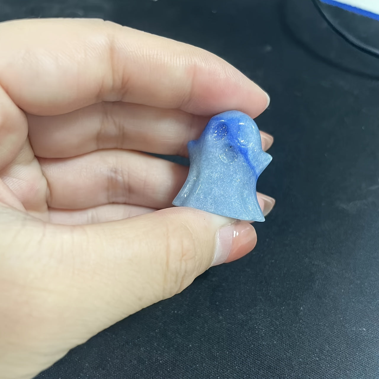 10 dona Tabiiy Kvarts toshlari va Xuddi O'liklar Haykali uchun Xalloween Uy Dekori