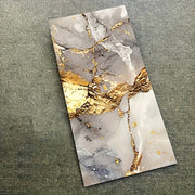 Set of 20 Marble Tile Wall Stickers Waterproof Self-Adhesive Removable for Kitchen Living Room Bathroom