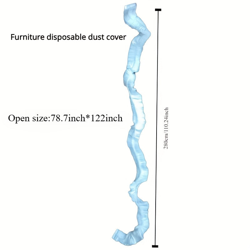 5 шт. прозрачных ПВХ чехлов для мебели и техники, водонепроницаемые защитные для дивана, телевизора, холодильника