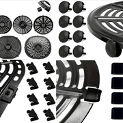 Turli havo fritöz modellari uchun 1 dan 10 dona gacha to'plamlarda mavjud silikon burchak qoplamali pishirish panasi mat.