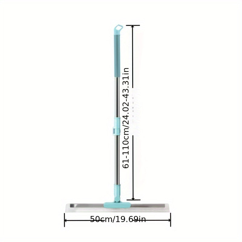 50.8cm Silikon Squeegee Qopqog'i, kengaytiriladigan tutqich bilan, pol va hayvonlarning tuklarini tozalash uchun