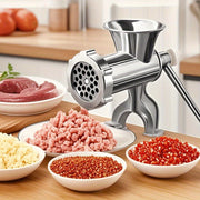 Stainless Steel qo'lda go'sht maydalagich go'sht, sabzavot va ziravorlar uchun