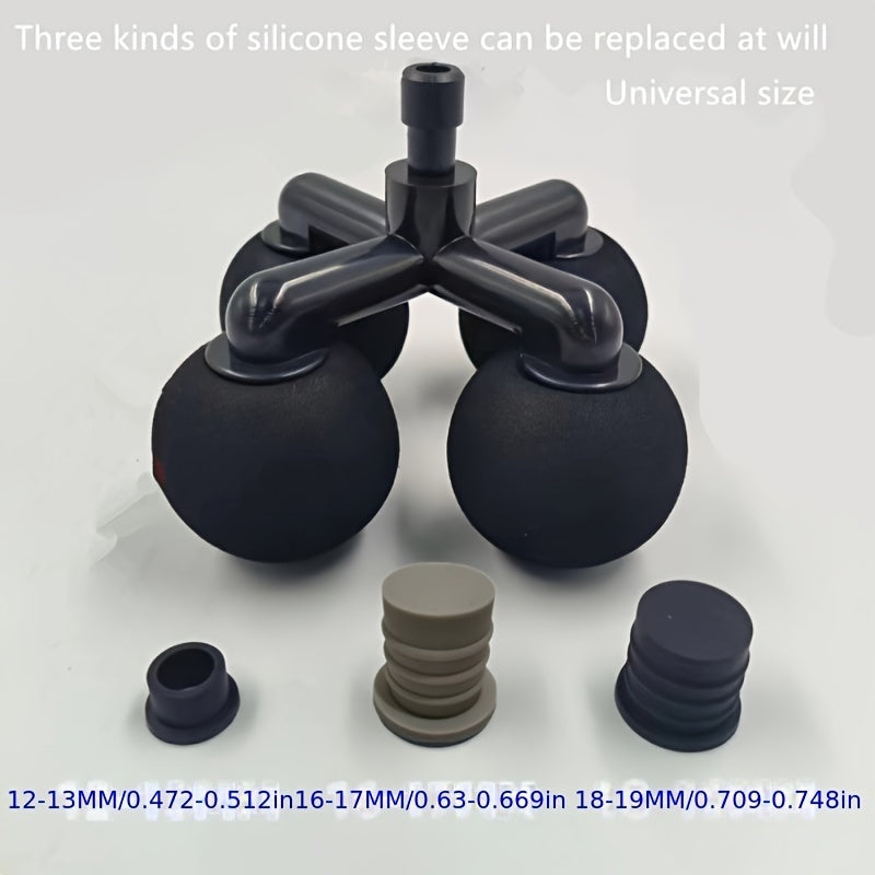 Fascia Gun with Silicone and Plastic Massage Heads for Deep Tissue Muscle Relief