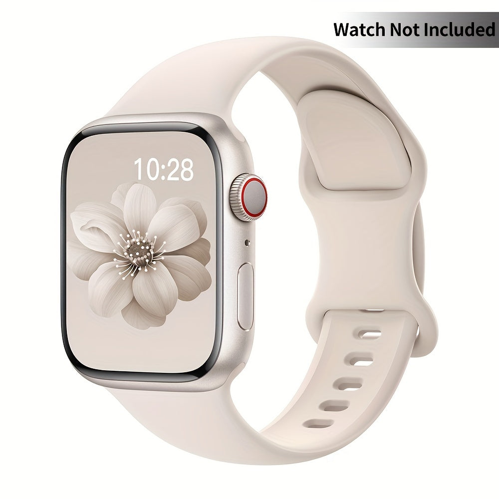 Waterproof Silicone Watch Strap with Buckle for 38/40/41mm and 42/44/45/49mm Apple Watch Compatible with Series 1-9 and Ultra Sports Replacement Band for Men Women