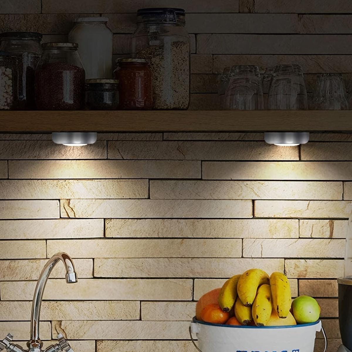 3-Piece Touch Lamp with 3 LED Lights for Emergency Wall Cabinet Bedside Use