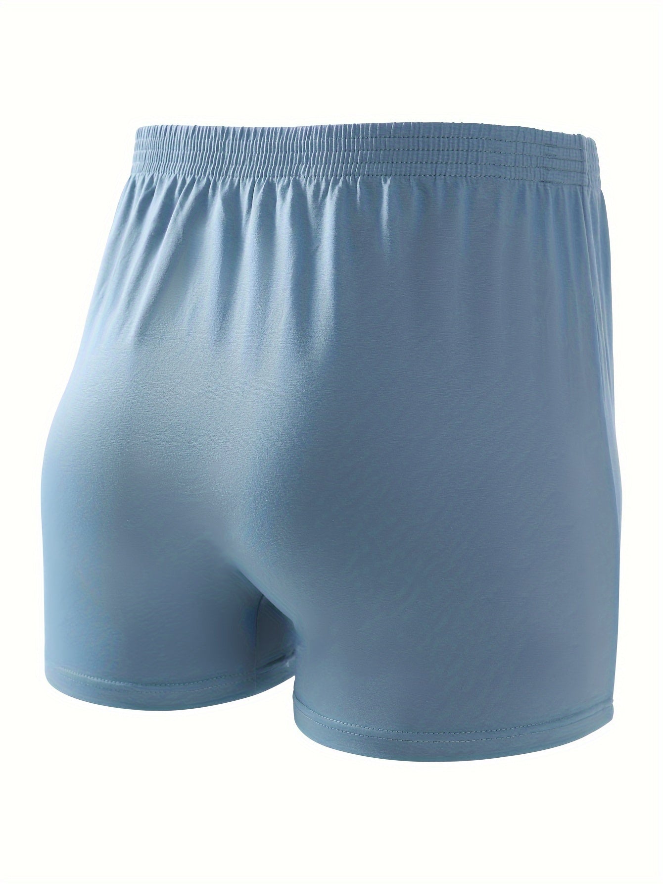 Men's Cotton Boxer Briefs 3-Pack Breathable Stretch Comfort Fit Casual Shorts