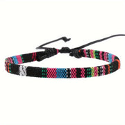 Set of 12 Handmade Braided Bracelets Bohemian Ethnic Style for Women