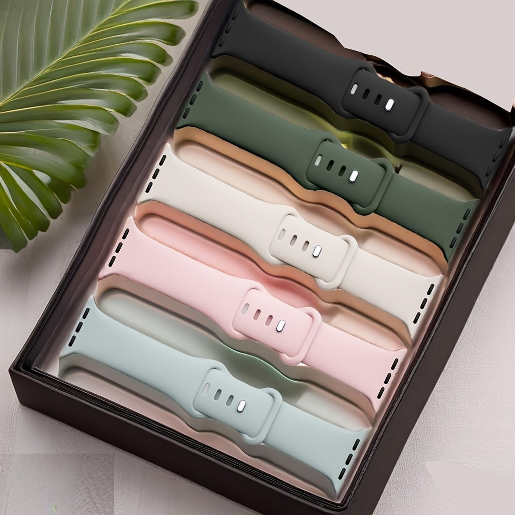 Silicone Sport Bands for Apple Watch Waterproof Adjustable 38mm to 49mm Men Women