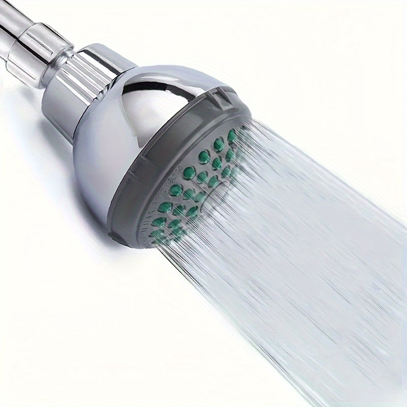 Cabezal de ducha de alta presión con soporte giratorio anticalcáreo para pared