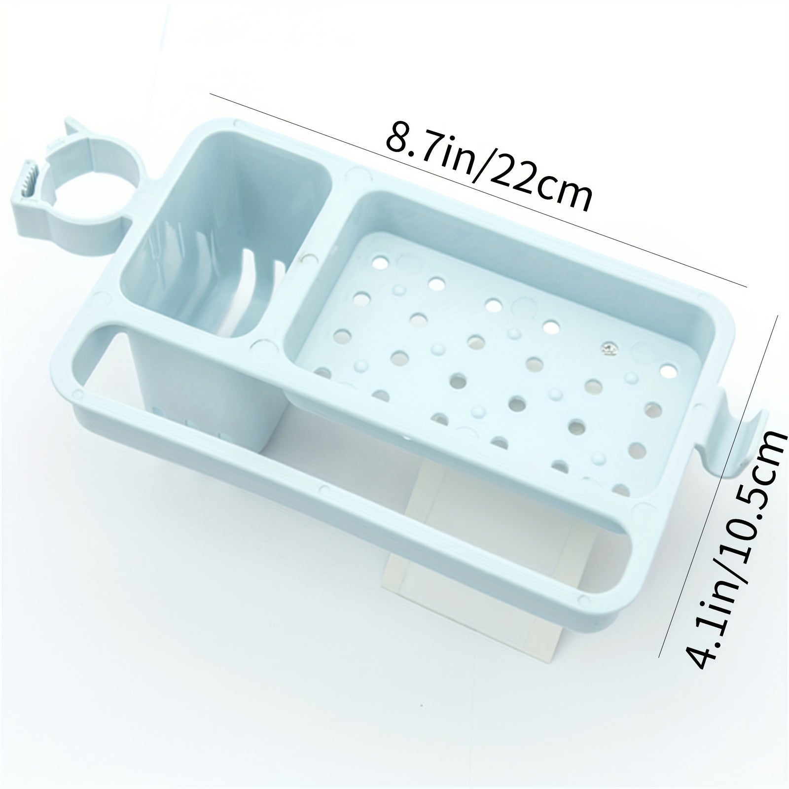 Kitchen Sink Organizer Drain Rack for Sponges and Cloths No Electricity Needed