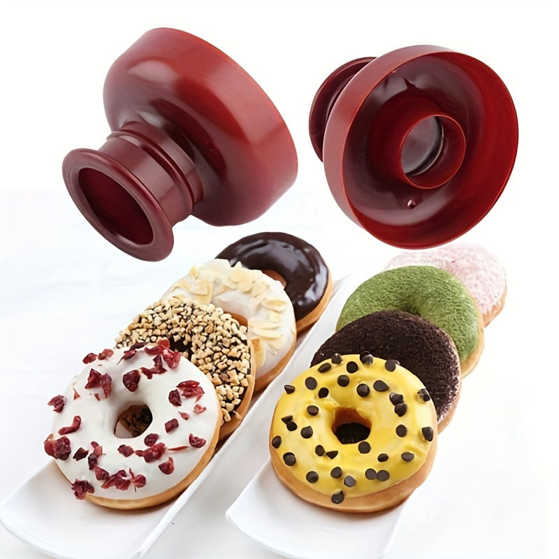 Festive Donut Pan Set Durable ABS Plastic Doughnut Maker for Baking Holidays