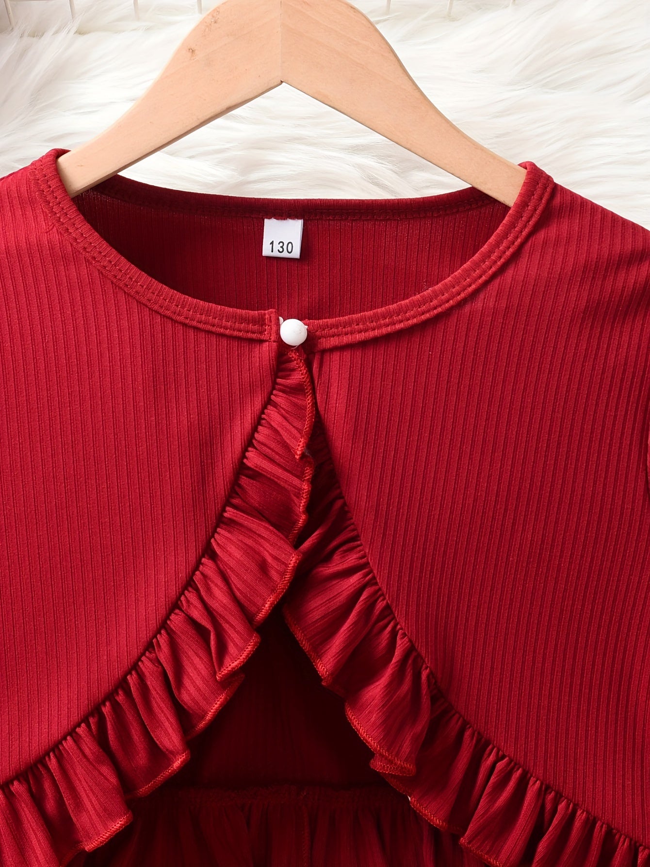 Girls' 2-Piece Floral Dress and Cardigan Set for Girls Over 3 Years Spring Fall