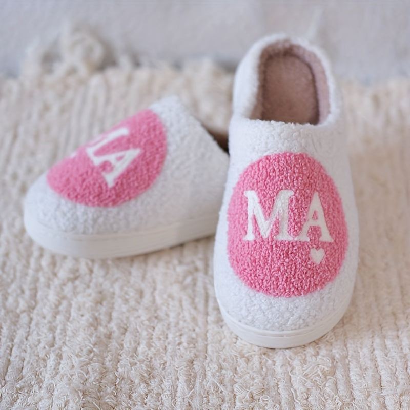 Ayollar Erkaklar uchun mo'ljallangan yumshoq yopiladigan uy chiroqlari, sirpanmaydigan tag, issiq ichki poyabzal