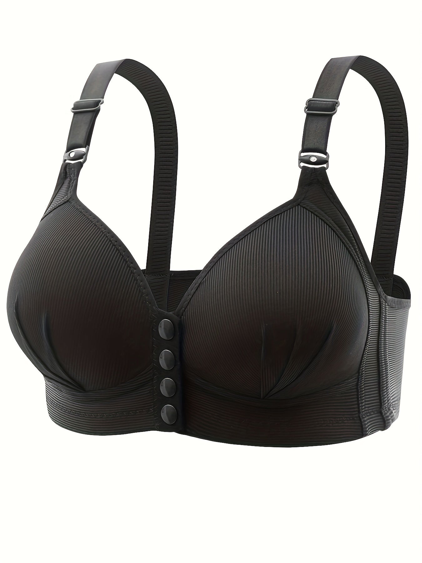 Pink Wireless Full Coverage Push-Up Bra for Women Nylon Elastane Non-Removable Pads