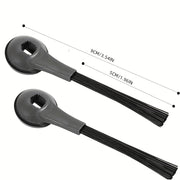 10 dona Robot changa qismlari, Shark IQ R101AE RV1001AE uchun qora plastmassa qirrali cho'tkalar