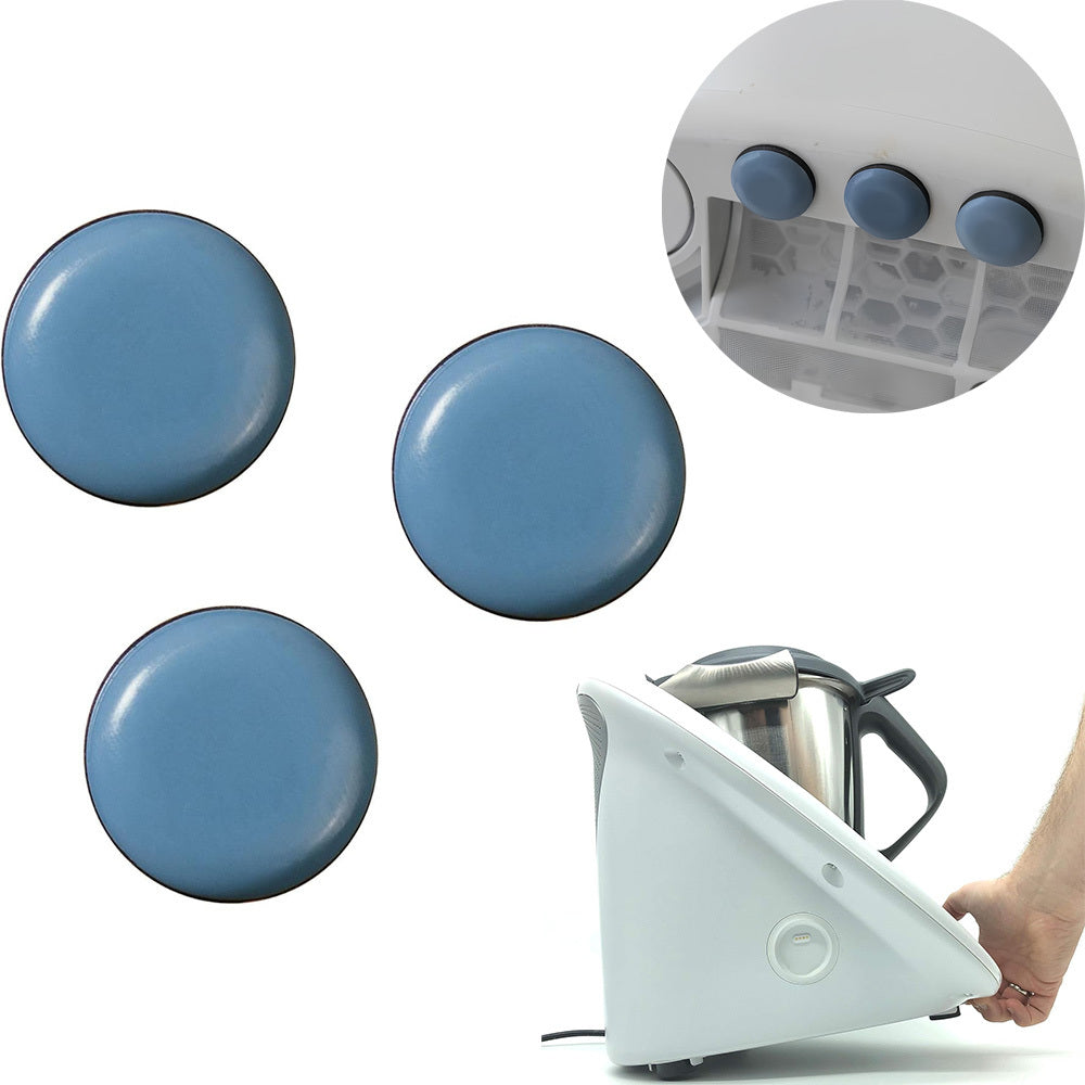 Set of 3 Plastic Gliders for Food Processors Oven-Safe Appliance Moving Accessories