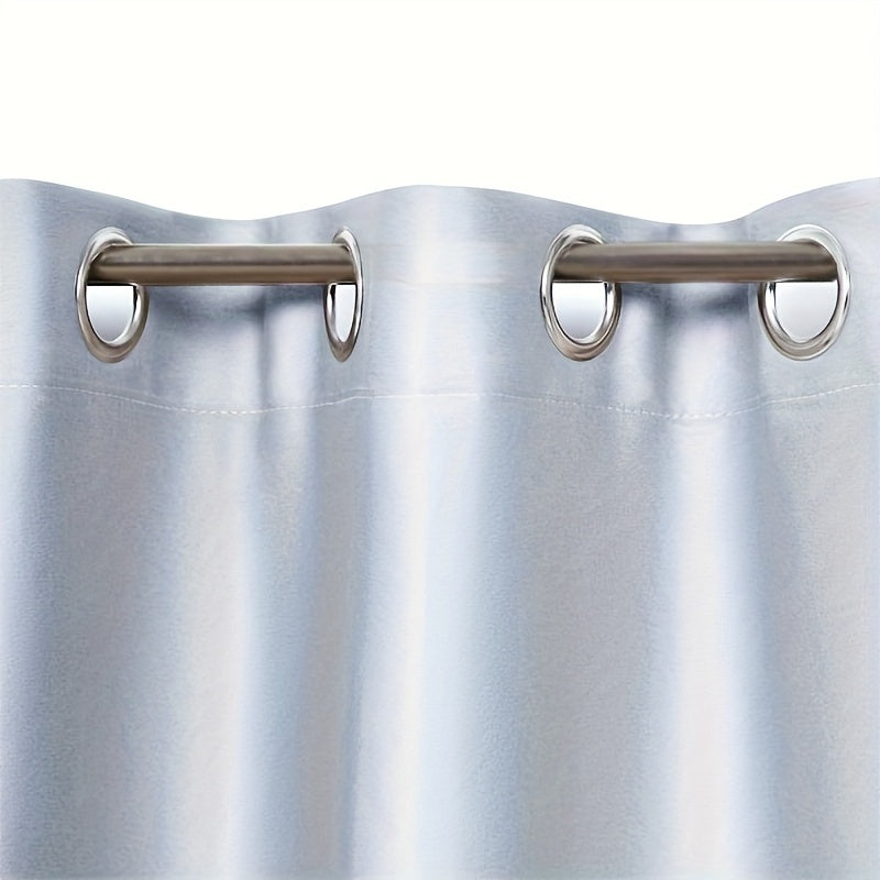 Blackout Curtains Set 2 Pieces Polyester Insulated Grommet Top for Bedroom Living Room