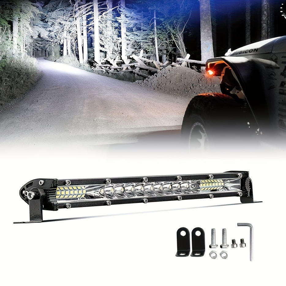 LED Light Bar 25.4cm 50.8cm White Combo Beam Work Light for Off Road Vehicles