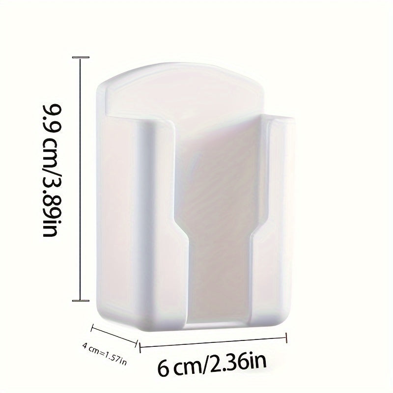 Organizador de almacenamiento de pared con respaldo adhesivo para soportes de mando y teléfono