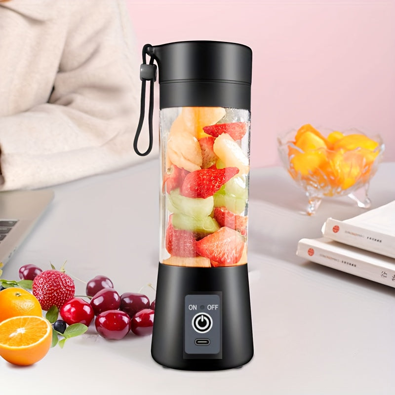 Portable 380ml Mini Blender USB Rechargeable Personal Shake Smoothie Ice Juicer