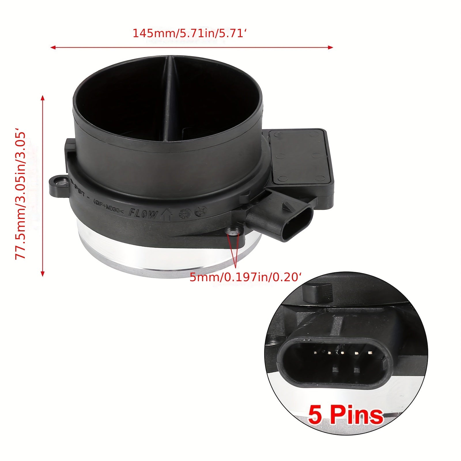 Mass Air Flow Sensor Compatible With Chevrolet 25168491 25318411 15904068