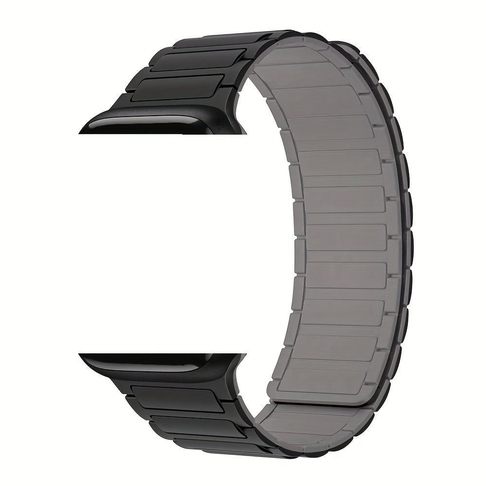 Магнитный силиконовый браслет для IWatch Series 9-3, 44мм-38мм