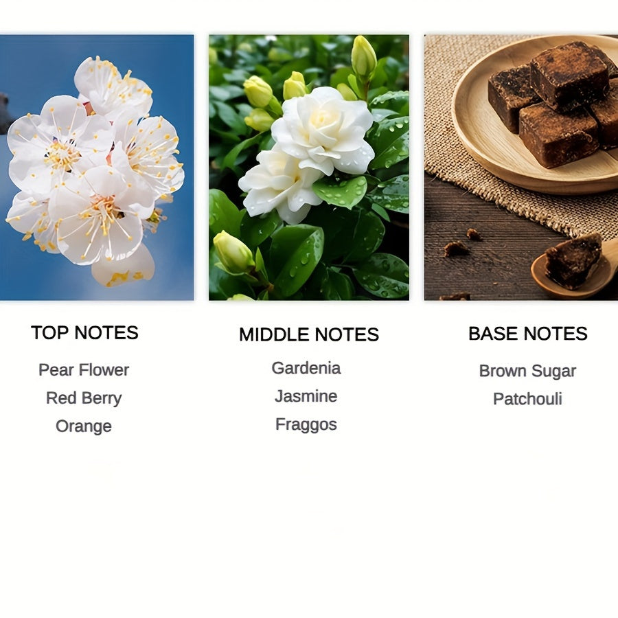 Perfume floral para mujer con jazmín gardenia magnolia duradero en envase ecológico a base de alcohol