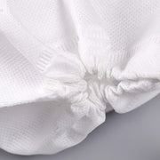 Защитите свои садовые растения от насекомых и птиц с помощью 100 мешочков для защиты фруктов на завязках. Эти сетчатые покрытия являются барьером для винограда, манго и овощей и не требуют