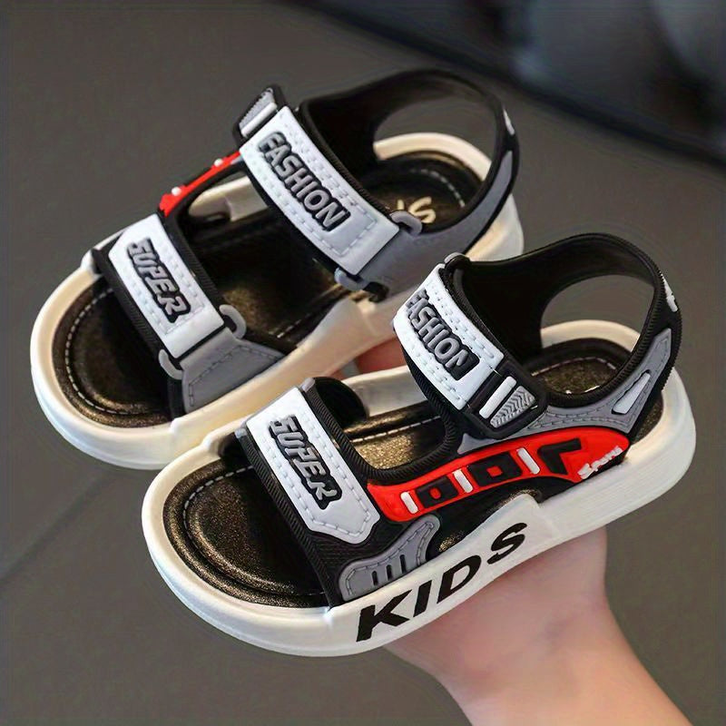 Kids' Summer Sandals Boys Girls Non-Slip Sole Breathable Adjustable Buckle Outdoor