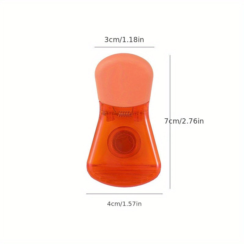 6 Pack Colorful Transparent Refrigerator Magnetic Clips Food Storage Seals