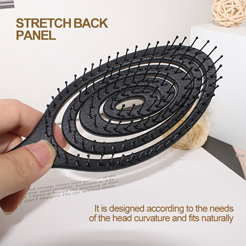 Ayollar va erkaklar uchun mo'ljallangan chivinlar uchun tutun shaklidagi taroq, soch parvarishi uchun yumshoq sochlar