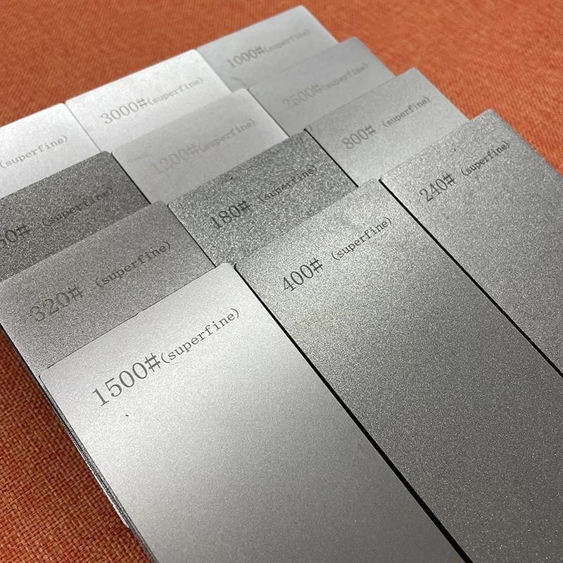Metal Whetstone Sharpening System with Diamond Stones 1500-3000 Grit for Knives