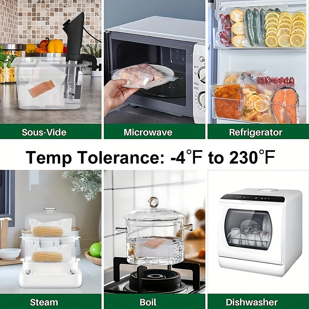 Vacuum Sealing Storage Bag Roll BPA-Free Food Preservation for Meat and Steak