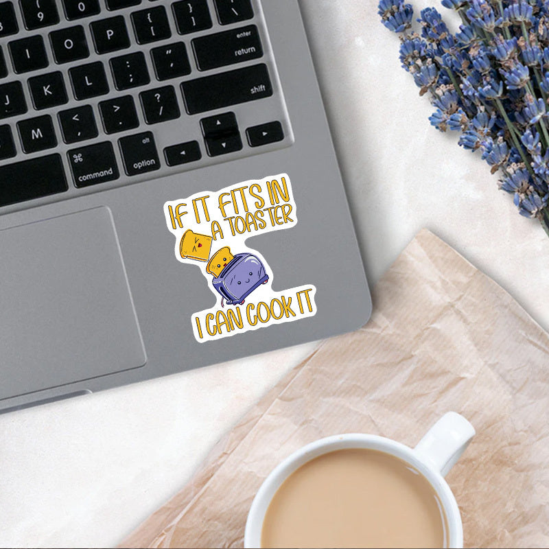 Puedo cocinar en superficies como vinilo adhesivo para tostadoras, tazas, laptops, adornos impermeables