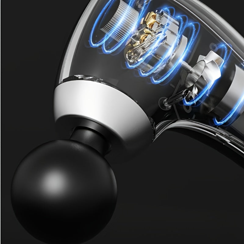 Portable Back Massager with Long Handle Rechargeable Lithium Battery