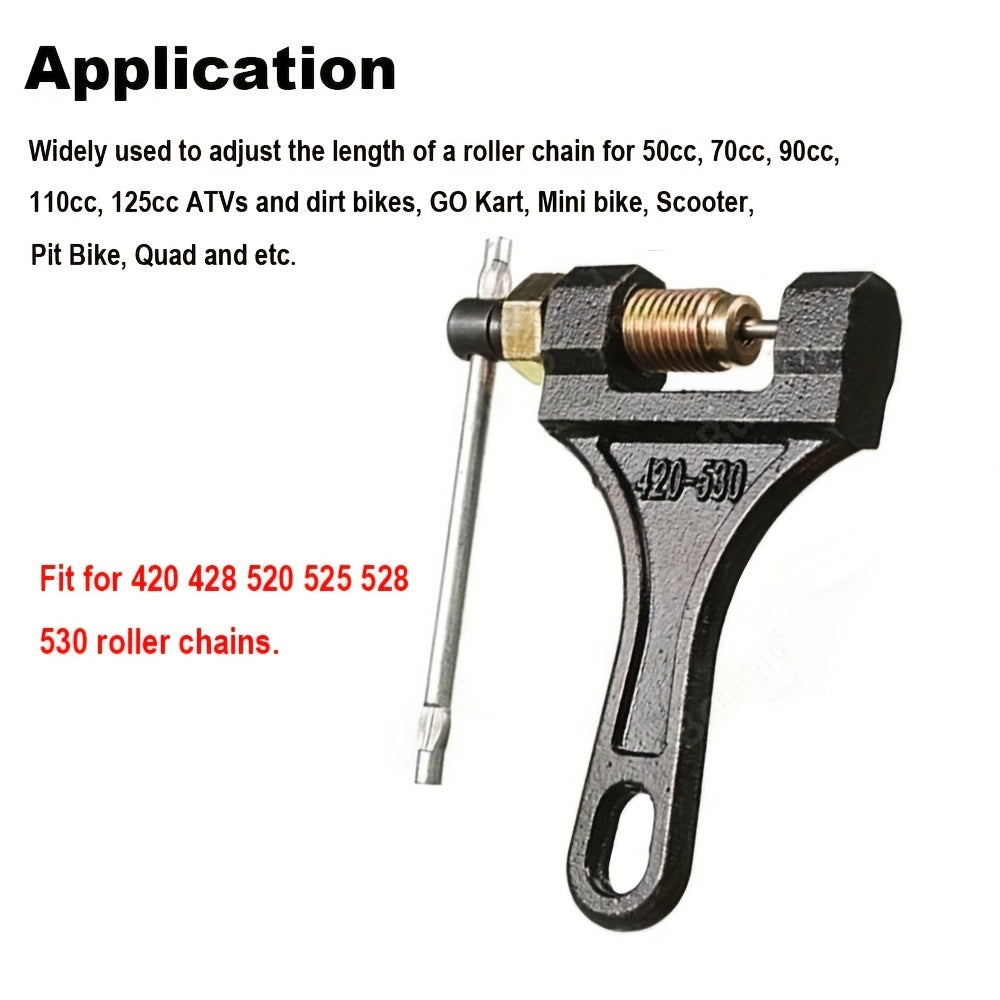 Bike Chain Splitter Tool for 420 428 520 525 528 530 Chains
