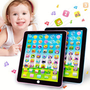 Children's Educational Tablet Toy for Learning Music Numbers Spelling Words Alphabets Blue Pink