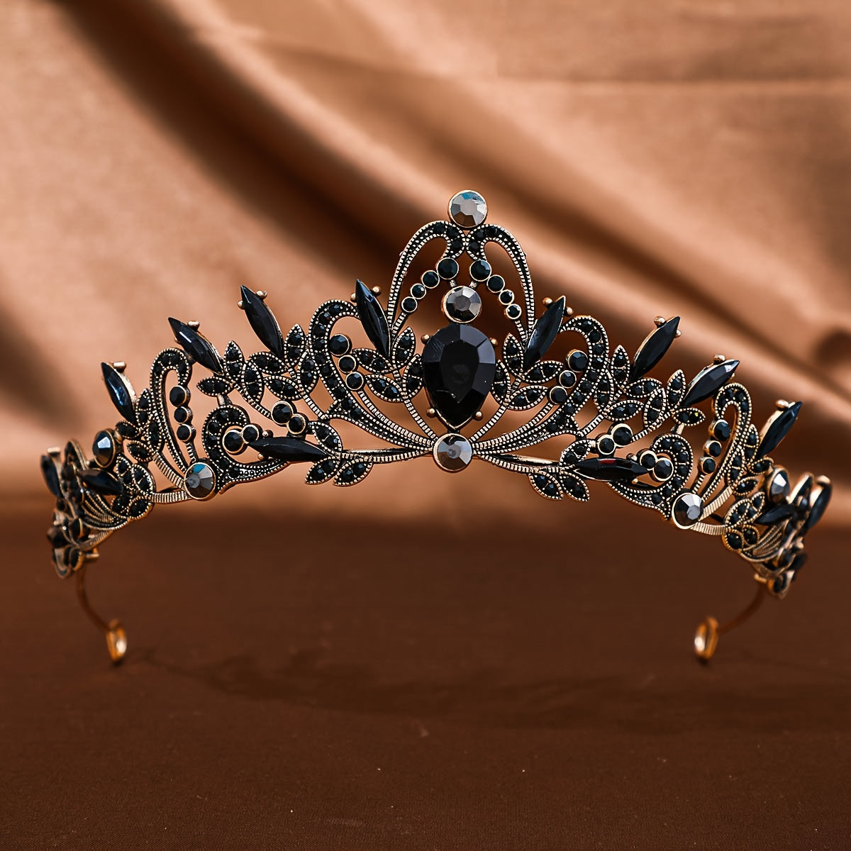 Women Crystal Tiara Crown Set Rhinestone Prom Headpiece for Brides and Events