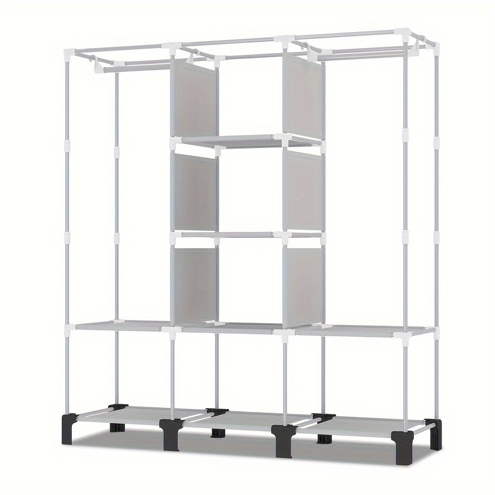 Qora mato shkaf, yon choʻntaklar bilan, 1m3 saqlash tashkilotchisi