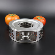 Hollow Design Candle Holder for Stainless Steel Teapot, Electric-Free Beverage Warmer