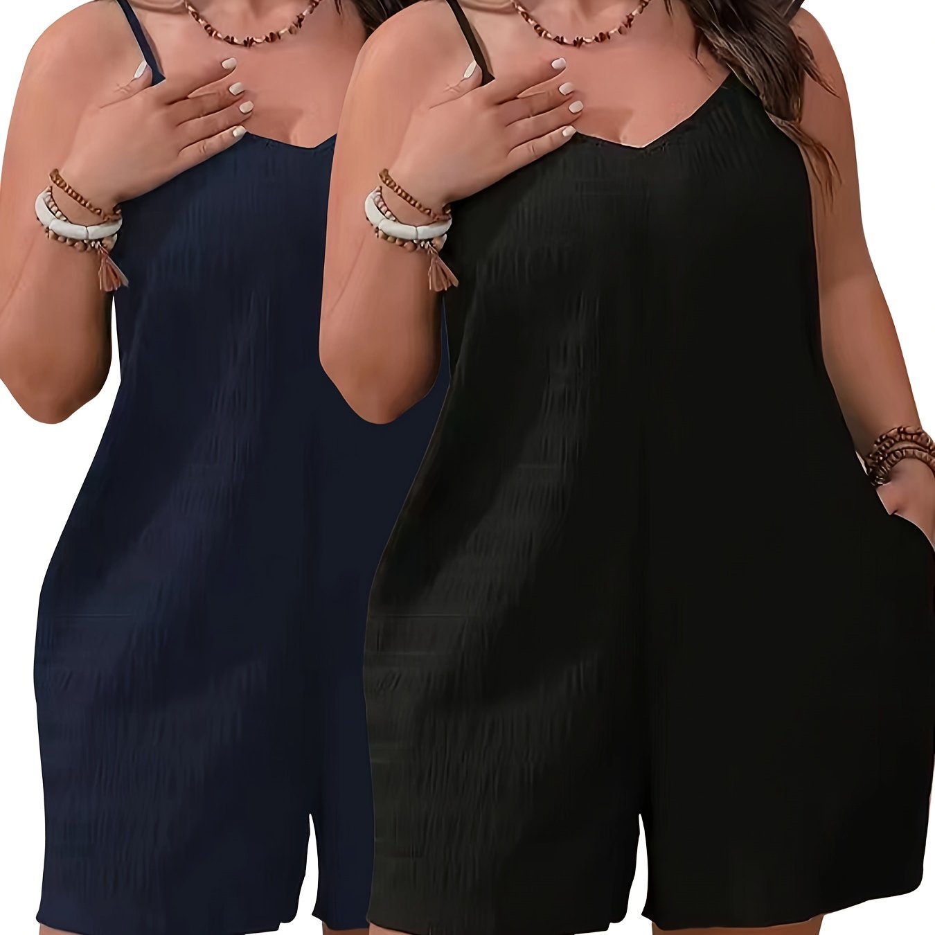 Women's Suspender Tights Large Size Two-Pack Comfortable Hosiery