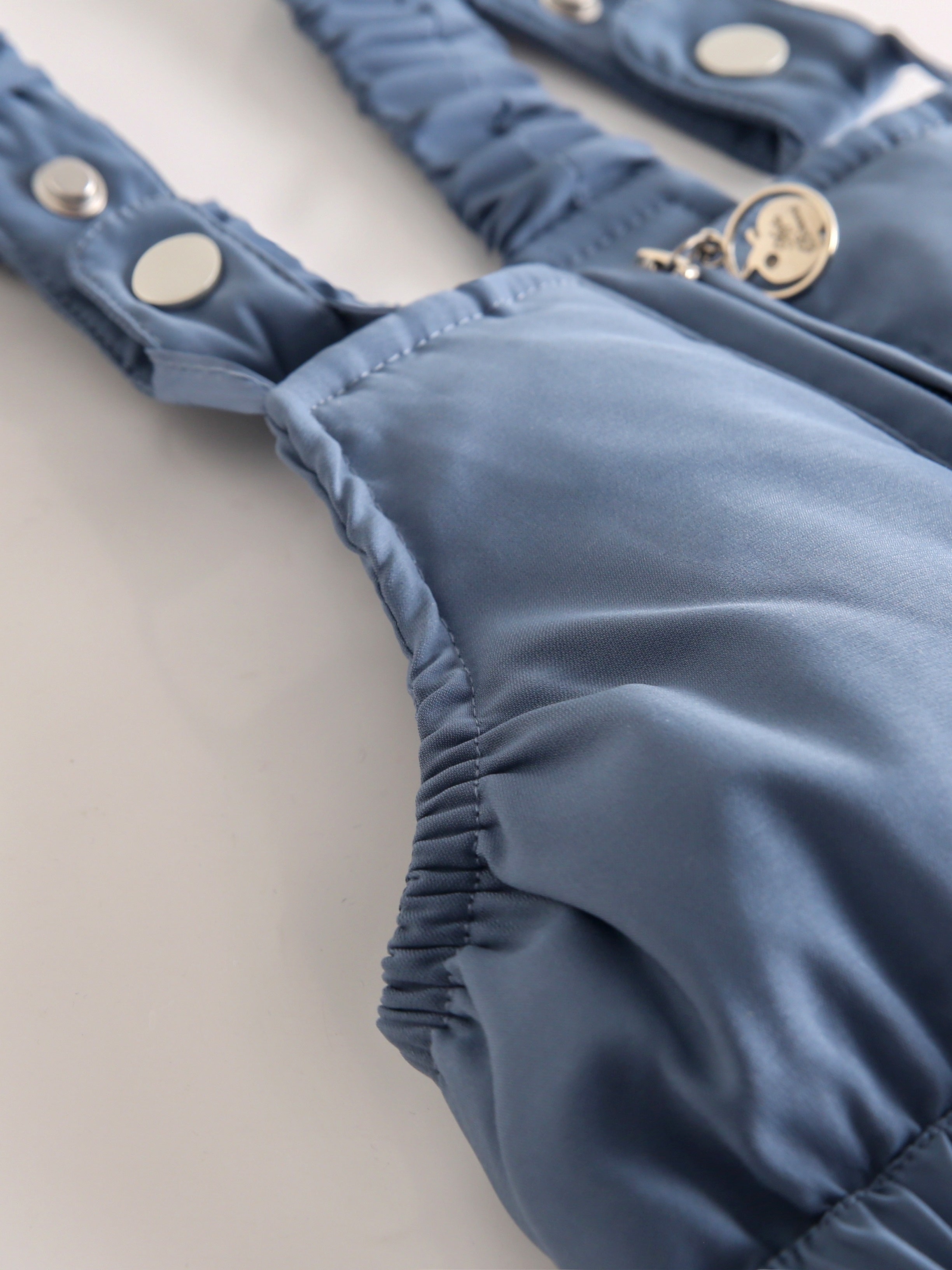 Kids' Winter Jacket and Overalls Set for Boys and Girls Polyester Hooded Zipper Coat and Snow Pants