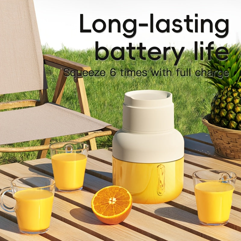 Portable Juice Blender with Large Capacity and One-Click Operation for Home and Outdoor Use