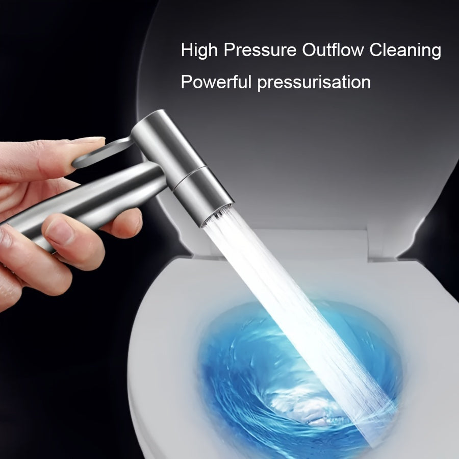 [Bestseller] Nerjaveyka po'latdan yasalgan qo'l bidet purkagich to'plami, elektr talab qilinmaydi, gigiena yaxshilash uchun hojatxona dush ulanishi|Zamonaviy hammom|Moslashuvchan shlangni o'z ichiga oladi