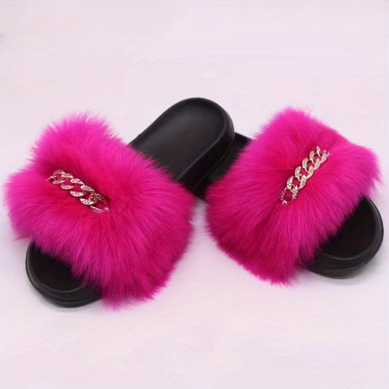 Ayollar uchun sun'iy fox mo'ynali choyshablar issiq uy partiyasi uchun