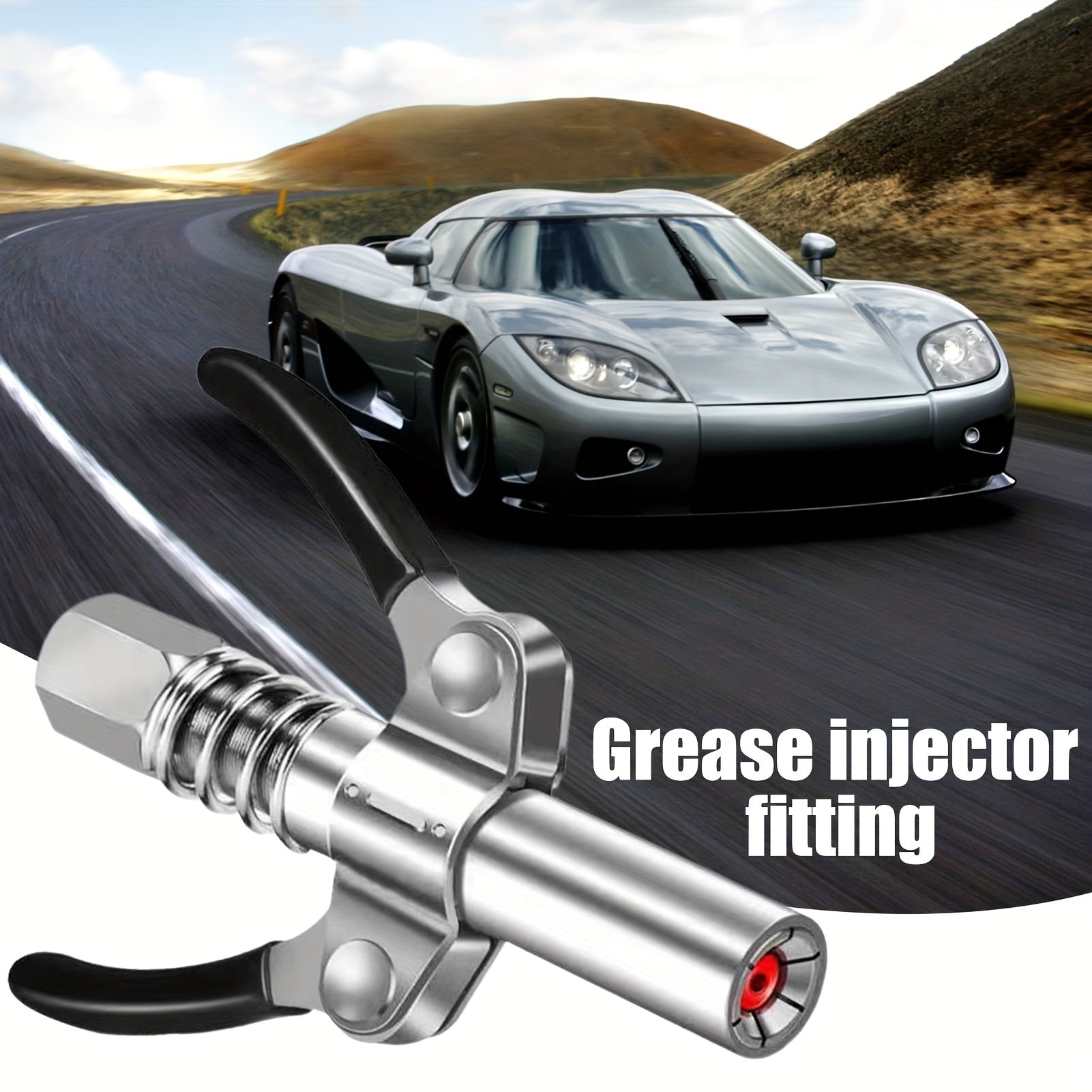 Og'ir sharoitlar uchun 10000 PSI greaz quvuri bilan tez chiqariladigan yuqori bosimli yog'lash