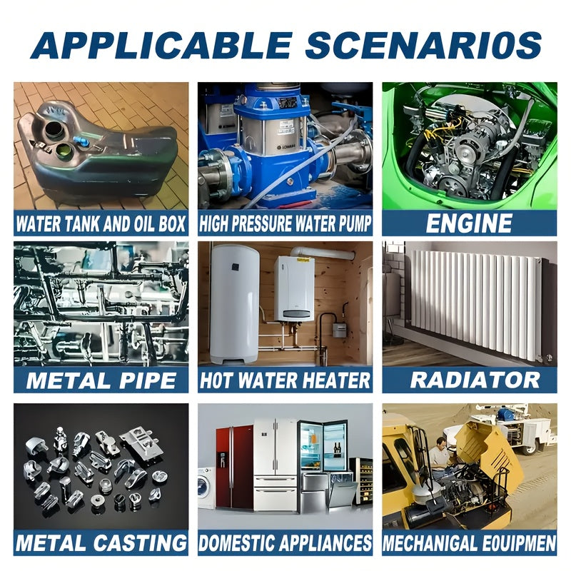 Metallni bog'lash uchun sehrli ta'mirlash yopishtiruvchi, issiq va sovuq payvandlash, toksik bo'lmagan va suv o'tkazmaydigan