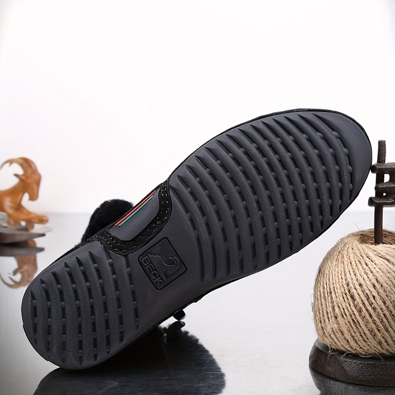 Women’s Winter Snow Boots Lined Collar Zipper Flat Rubber Sole