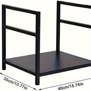 Wall Mounted Metal Firewood Log Holder for Fireplace Modern Ironwork Storage Rack